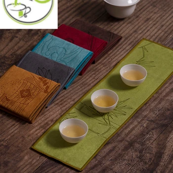 Набор кухонных полотенец, идеально подходящий для приготовления чая, впитывающий воду и долговечный, идеальные чайные аксессуары для сервировки чайного стола и культуры чайного искусства