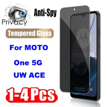 1-4шт Защитное закаленное стекло для защиты экрана Motorola Moto One 5G UW ACE от шпионских пленок Стекло