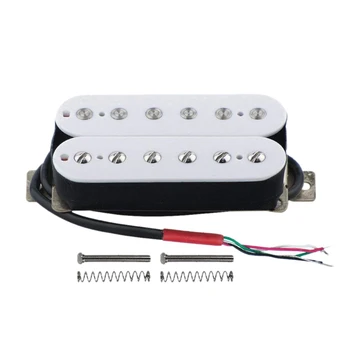 Новые звукосниматели Humbucker для электрогитары 2X Bridge Alnico V Белого цвета
