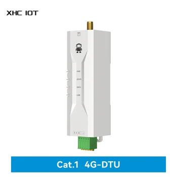 4G Cat1 RS485 Прозрачная передача MQTT Modbus TCP в RTU XHCIOT E840-DTU (EC05-485) E 2-Полосная Розетка для подключения модема малого размера