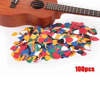 100 шт ABS Акустическая Гавайская гитара, бас-гитара, медиаторы для электрогитары, Медиаторы для
