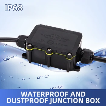 Водонепроницаемая распределительная коробка IP68, 2-6-полосный наружный кабельный разъем для внутреннего водного бассейна 450 В, 5-12 мм, Огнестойкие коробки