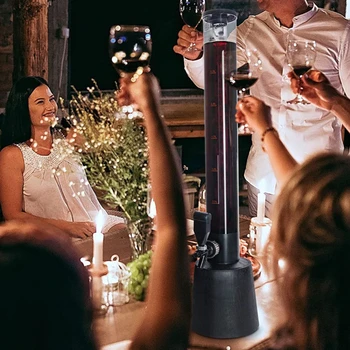 Бестселлер европейских и американских баров и ресторанов, винная бочка объемом 3 л с трубкой для льда, винной пушкой и дозатором в винной башне