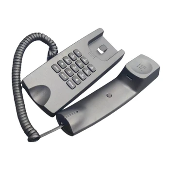 Стационарный стационарный настенный телефон Портативный мини-телефон, устанавливаемый на стену телефонный челнок