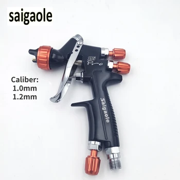 Пистолет-распылитель для краски Saigaole 1,0 1,2 мм с высокой степенью распыления, мини-пистолет-распылитель для ремонта кожи премиум-класса SRI