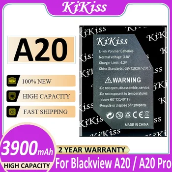 Аккумулятор KiKiss A20 A20 Замена резервной батареи емкостью 3900 мАч для Blackview A20 Pro A20Pro Bateria