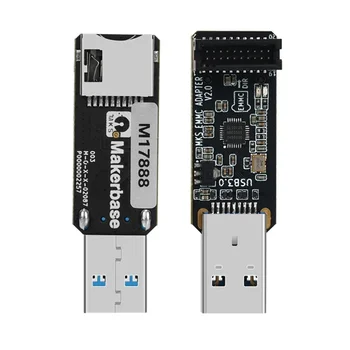 Аксессуар для 3D-принтера EMMC-ADAPTER V2 Модернизированный программатор считывателя карт USB3.0 для основной платы управления DIY