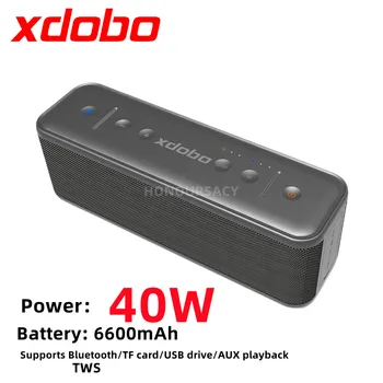 Xdobo 1992 Беспроводной динамик Bluetooth, наружный водонепроницаемый сабвуфер высокой мощности мощностью 40 Вт, портативная звуковая колонка caixa de som sound bar