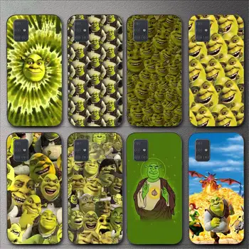 Мультяшный Чехол для телефона Moive-S-Shreks-Coon для Samsung Galaxy A02 A12 A13 A22 A32 A41 A51 A53 A71 A73 в виде ракушки