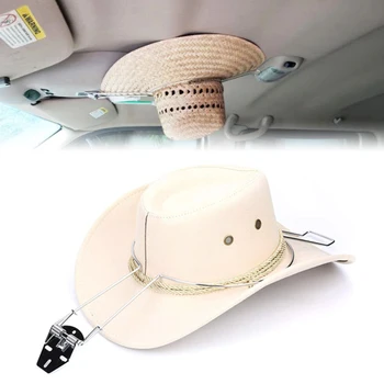 Простой автомобильный подвесной держатель для солнцезащитных шлемов, легко устанавливаемая переносная полка для шляп в помещении