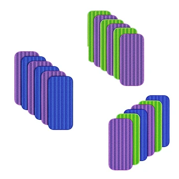 Многоразовые накладки для швабры, совместимые со шваброй Swiffer Wet Jet Mop- 6 упаковок сменных моющихся накладок для швабры из микрофибры