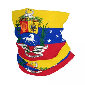 Флаг Венесуэлы, бандана, гетры, Венесуэльская маска с принтом, шарф, теплая повязка на голову, для рыбалки, для мужчин, для женщин, для взрослых, ветрозащитный