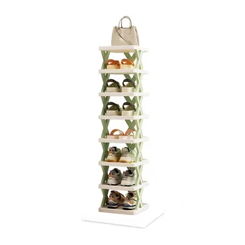 Бытовая стойка для обуви Простая мебель для экономии пространства Пластиковые шкафы для гостиной с многослойной мембраной