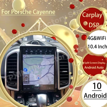 Ai Voice Android 10 Tesl-Мультимедийная стереосистема для Porsche Cayenne 2010 2011 2012 2013 2014 2015 2016 2017 Автомобильный GPS-плеер, головное устройство