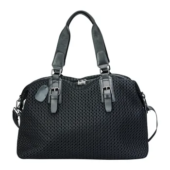 Черная сетчатая дорожная сумка большой емкости, женская новинка в повседневном простом дизайне, нейлоновая сумка-тоут, легкий органайзер, сумка для покупок через плечо