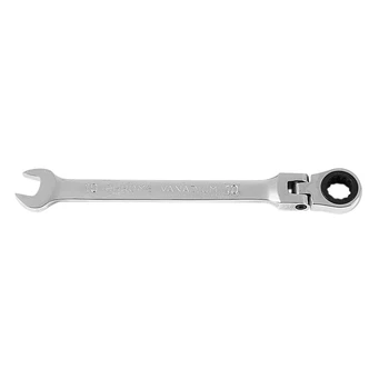 Метрический гаечный ключ с гибкой головкой из 2 предметов, открытый торцевой и кольцевой ключи, инструмент 10 мм