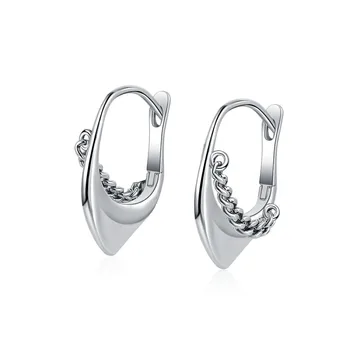 Модные гладкие серьги-кольца с сердечками, простые милые серьги-кольца с кругом в виде сердца, ювелирные изделия с пряжкой