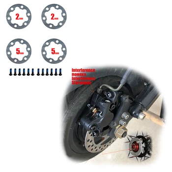4ШТ Прокладка тормоза электровелосипеда для электрического скутера, 6 отверстий для шайбы диска, 2-5 мм, Уличное велосипедное снаряжение, Аксессуары для велосипедов