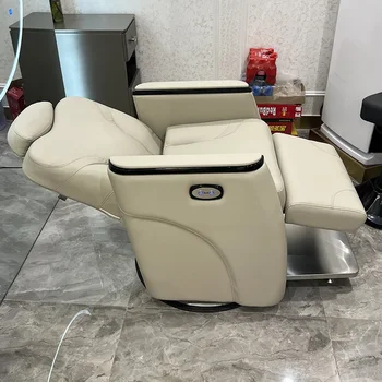 Косметическое кресло для наращивания ногтей, Шампунь для мытья волос, Металлическое Салонное оборудование, Современное кресло косметолога, Ретро Мебель для салона Cadeira