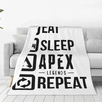 Eat Sleep Apex Legends, Повторяющее одеяло, Бархатный следопыт, Бангалор, игра 80-х, теплое одеяло для спальни, диван, одеяло для спальни