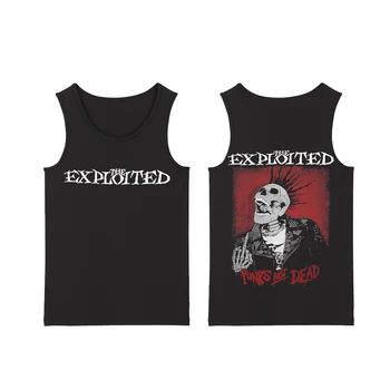 Zombie Panda 3 Разрабатывает черную металлическую футболку The Exploited, уличную одежду, майки унисекс
