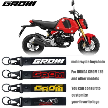 Для HONDA MSX125 Обзор GROM Брелок для ключей от мотоцикла ремешок для ключей от мотоцикла Индивидуальный ремешок для ключей от мотоцикла ключ ястребиный клюв