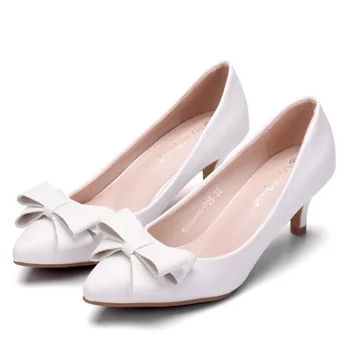 Женская обувь Туфли-лодочки с острым носком из искусственной кожи с острым носком на тонком каблуке 5 см, свадебные туфли-лодочки на высоком каблуке из лакированной кожи