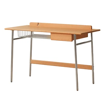 Офисный стол из массива дерева, мебель из вишневого дерева, винтажный стол, компьютерный стол для обучения