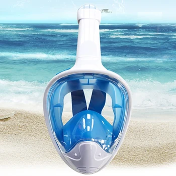 Силиконовая маска для подводного плавания для взрослых Маска для подводного плавания с широким обзором, защита от запотевания, защита от протечек