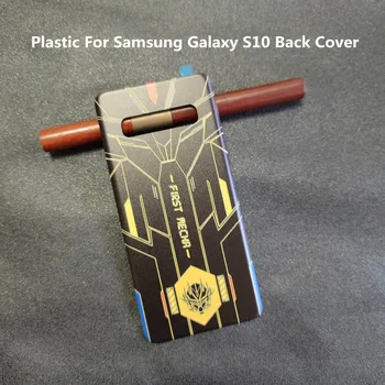 Пластик Для Samsung Galaxy S10 Задняя Крышка Батарейного Отсека Замена Корпуса Задней Двери Для Galaxy S10 Крышка Батарейного отсека Прозрачная