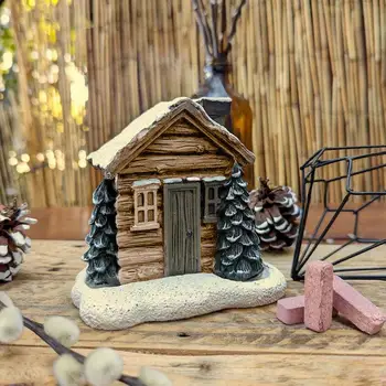 Аксессуар для домашнего декора в деревенском стиле, Конусная горелка для благовоний из смолы Снежной зимы, Рождественское украшение, подарок на Новый год, уникальный для обратного потока