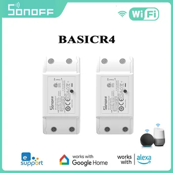 SONOFF BASICR4 Wifi eWeLink Switch Smart Relay Выключатель Света Универсальный Выключатель Защита От Перегрева Для Alexa Alice Google Home