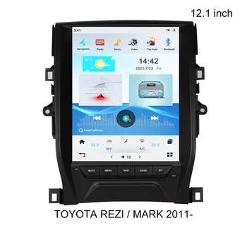 Автомагнитола с экраном в стиле Android Tesla для Toyota Rezi/Mark 2011-GPS-навигация 1Din Carplay Авто Стерео 4G WIFI плеер Головное устройство