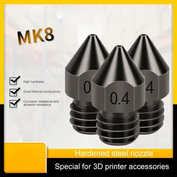 Сопло из Закаленной стали/Латуни MK8 High Flow Clone CHT Для 3D-принтера Ender3/V2/CR10 Ender5 с Нитью Накала 1,75 мм