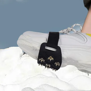 Походные шипы для обуви, кошки, чехол со снежными шипами, зажим для льда, противоскользящий протектор, Простое нескользящее перемещение.