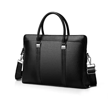 2024 Новый роскошный деловой мужской портфель из натуральной коровьей кожи, мужской портфель, сумка через плечо, мужская сумка-мессенджер, сумка для компьютера