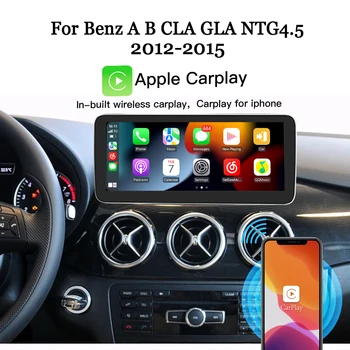 Головное устройство Hualingan для Mercedes CLA/GLA/A/B class 12-15 автомобильное радио стерео 10,25 большой экран для W176 GPS навигация Apple CarPlay