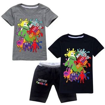Игровой сад одежды Banban, комплекты летней одежды, детский спортивный костюм Banban, футболка + брюки, 2 предмета детской одежды или пижамы