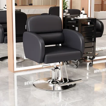 Спа-парикмахерская Парикмахерские кресла с откидывающейся спинкой Профессиональные парикмахерские кресла с подлокотниками Мебель для салона красоты WJ25XP