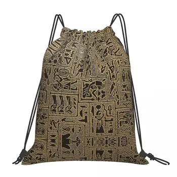Иероглифические символы Viking Портативные спортивные сумки на шнурке Рюкзак для верховой езды Спортивная обувь рюкзаки для хранения