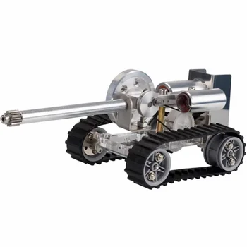 Классный Мини-комплект моделей гусеничного танка с двигателем Стирлинга, научно-развивающие игрушки для детей, подарок для студентов, Подарок для мужчин