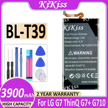 Батарея KiKiss BL-T39 3900 мАч Для LG G7 G7 + G7ThinQ LM G710 ThinQ G710 Q7 + LMQ610 Bateria