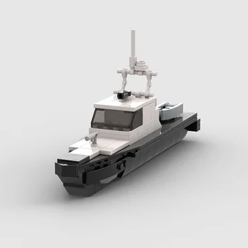 Строительные блоки MOC Interception Boat (M1716) С Совместимой Сборкой Подарочных Игрушек Le-go Model