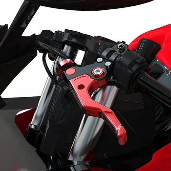 ЧПУ Алюминиевый Короткий Трюковой Рычаг Сцепления Easy Pull Cable Система Регулировки Проводов В Сборе Ручка Для Honda CBR600RR 2003-2017