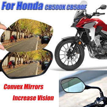 Выпуклое зеркало Увеличивающее Зеркала заднего вида Боковое зеркало заднего вида Для Honda CB500X CB 500X CB500F CB400X
