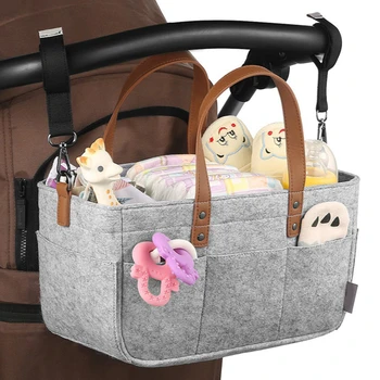 Женская многофункциональная сумочка, органайзер для детских подгузников, складной фетровый чехол для хранения, женская сумка, Портативные сменные отделения для мамы