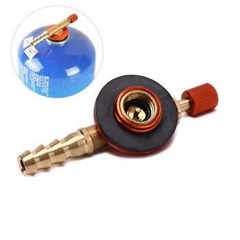 2 стиля Регулирующий клапан газовой плиты для кемпинга Безопасное Переключение Зарядки Надувной клапан Адаптер для плоского баллона для сжиженного газа