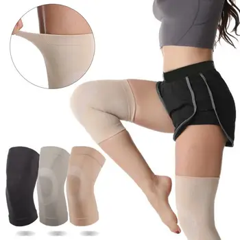 1 пара наколенников Из удобной эластичной ткани, с которой нелегко соскользнуть, Защита колена, профессиональная противоударная поддержка колена для занятий спортом