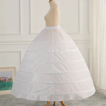 Новое свадебное платье с 6 петлями, поддерживающее юбку, нижняя юбка в рыбью косточку, юбка для невесты, поддерживающая юбку Оверсайз