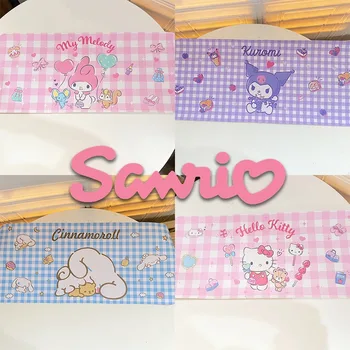Sanrio Hello Kitty Placemat Настольный коврик 30x67 см Kuromi My Melody Cinnamoroll Настольная дорожка для спальни Водонепроницаемые кухонные коврики в стиле Аниме
